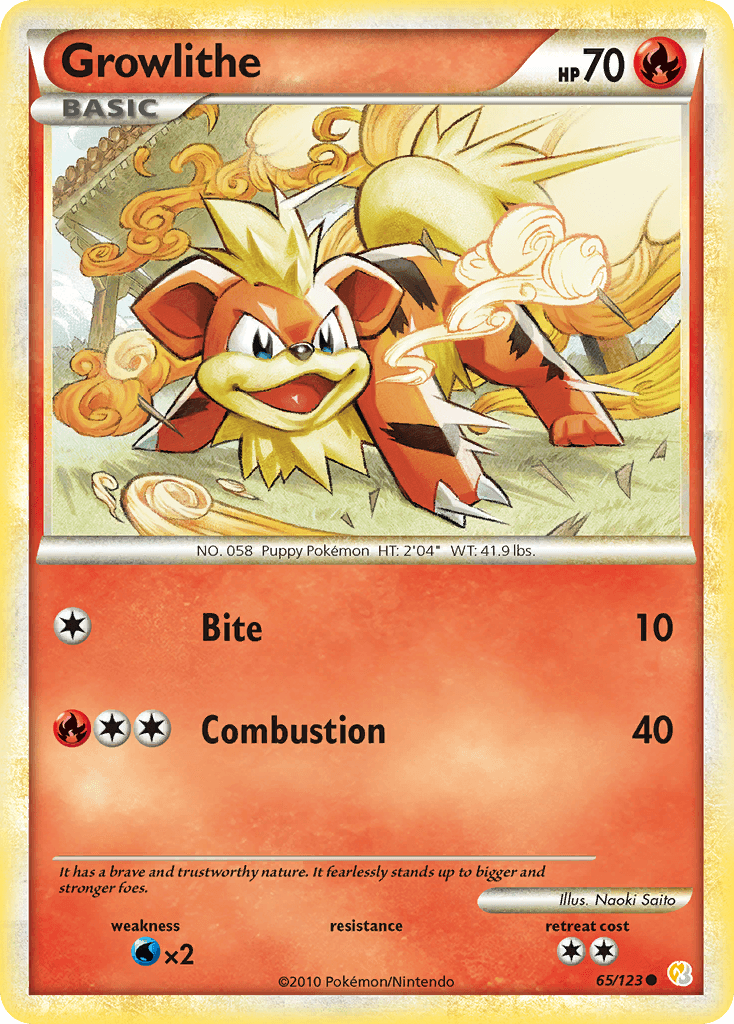 Growlithe HeartGold & SoulSilver