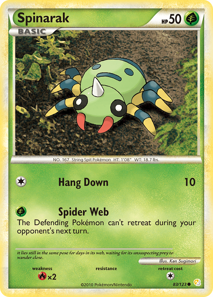 Spinarak HeartGold & SoulSilver