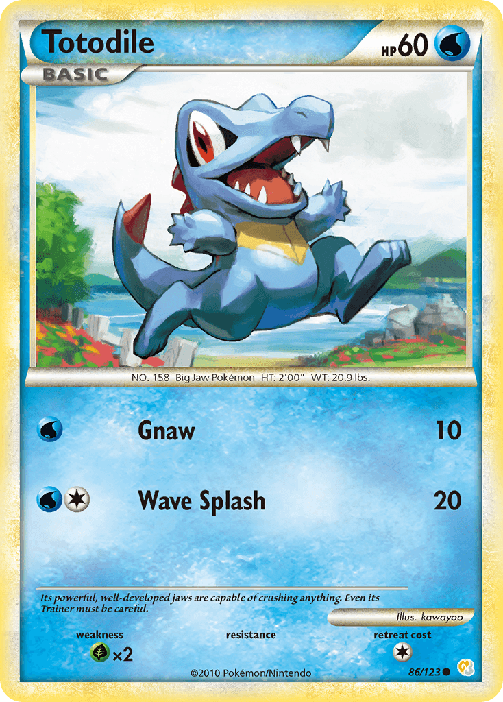 Totodile HeartGold & SoulSilver