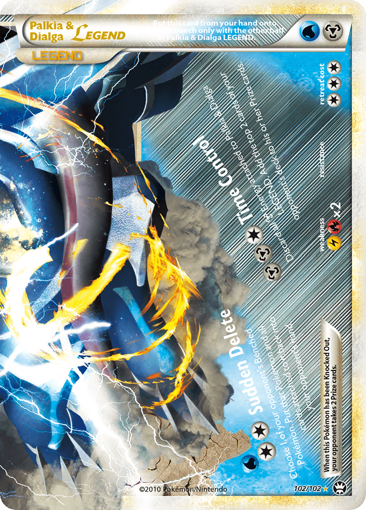 Palkia & Dialga LEGEND HS—Triumphant