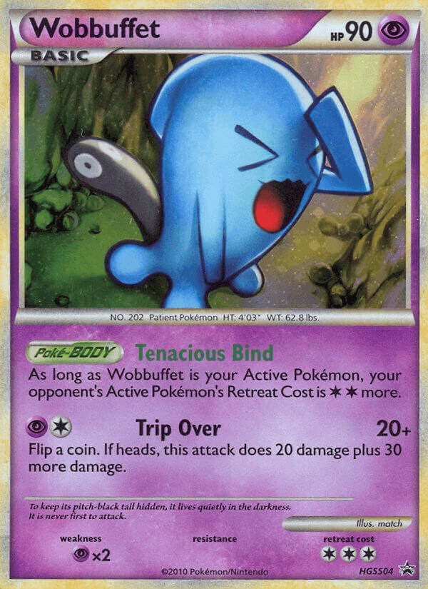 Wobbuffet HGSS Black Star Promos