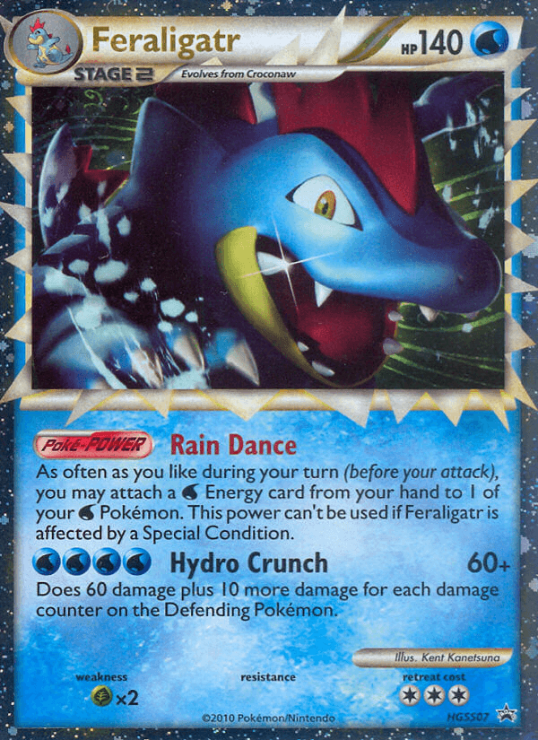 Feraligatr HGSS Black Star Promos