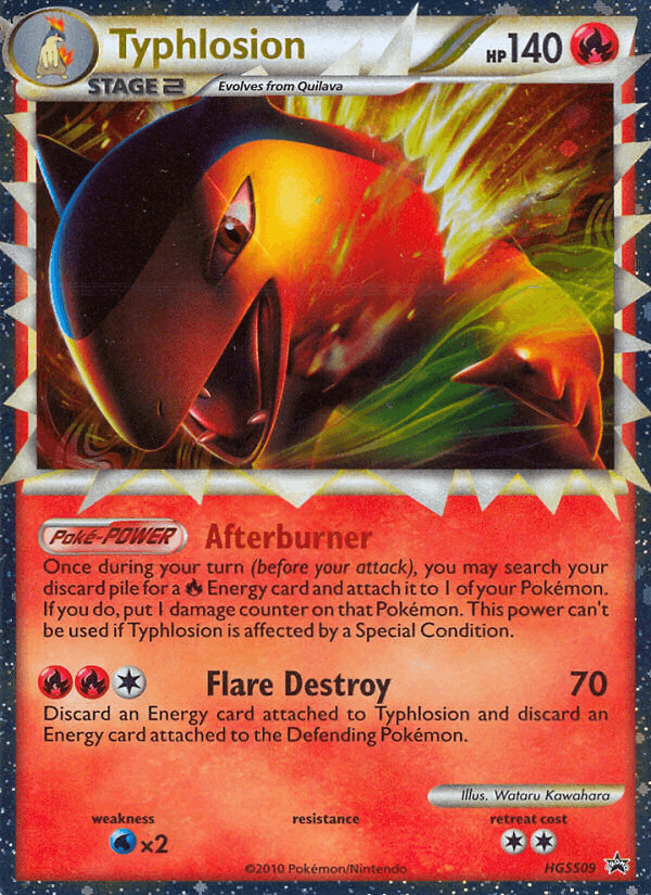 Typhlosion HGSS Black Star Promos