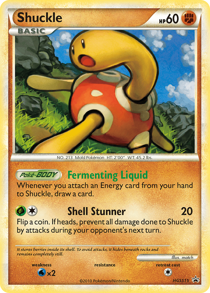 Shuckle HGSS Black Star Promos