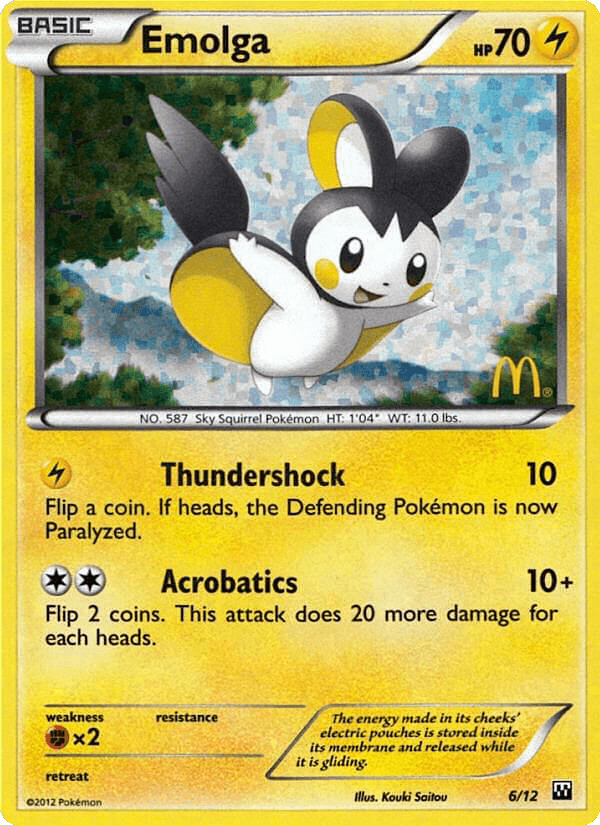 Emolga McDonald's Collection 2012
