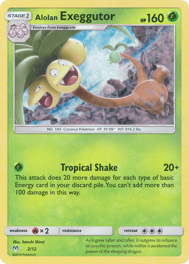 Alolan Exeggutor McDonald's Collection 2019