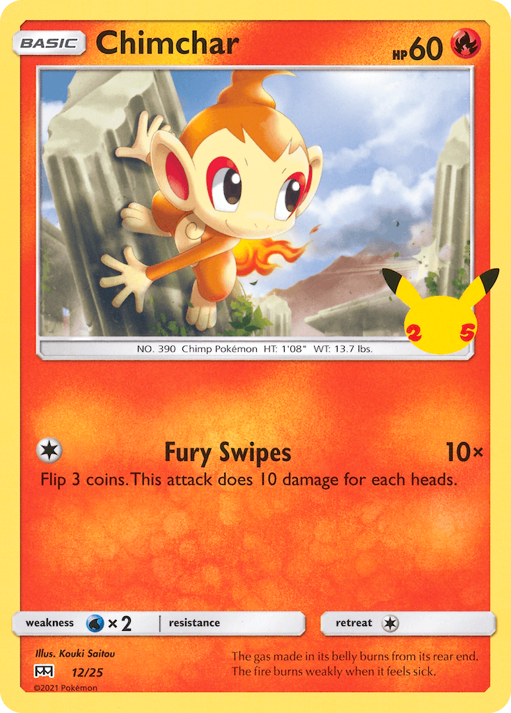 Chimchar McDonald's Collection 2021