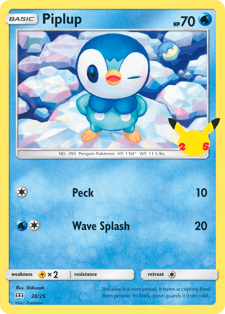 Piplup McDonald's Collection 2021