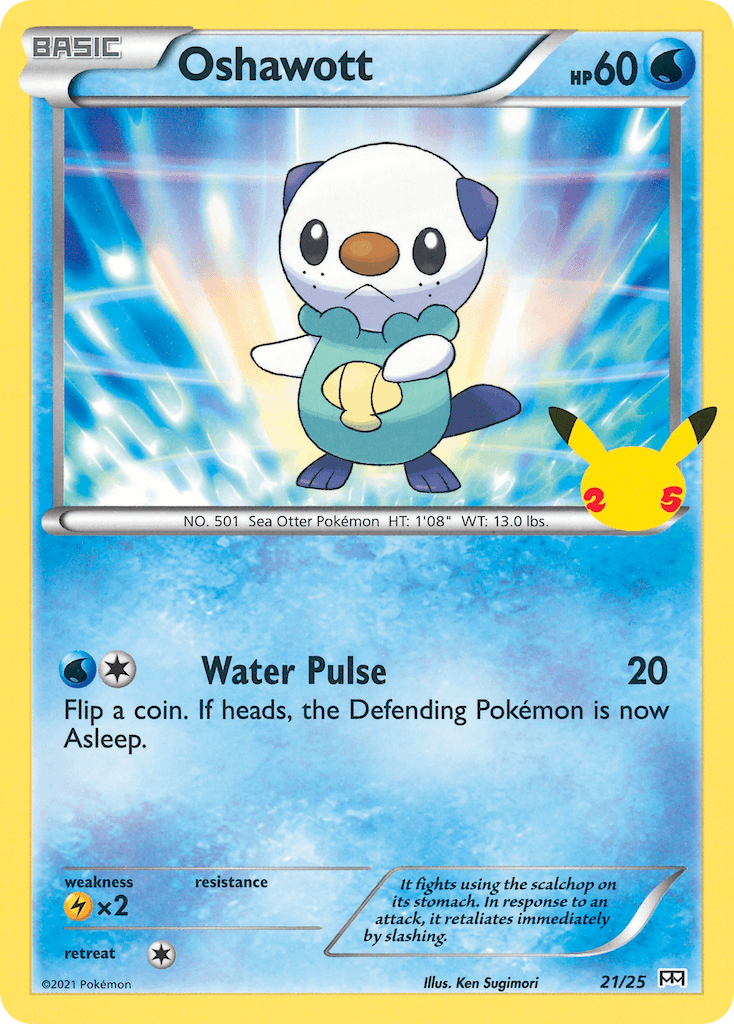 Oshawott McDonald's Collection 2021