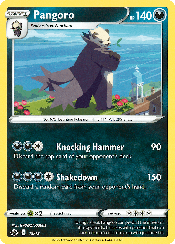 Pangoro McDonald's Collection 2022