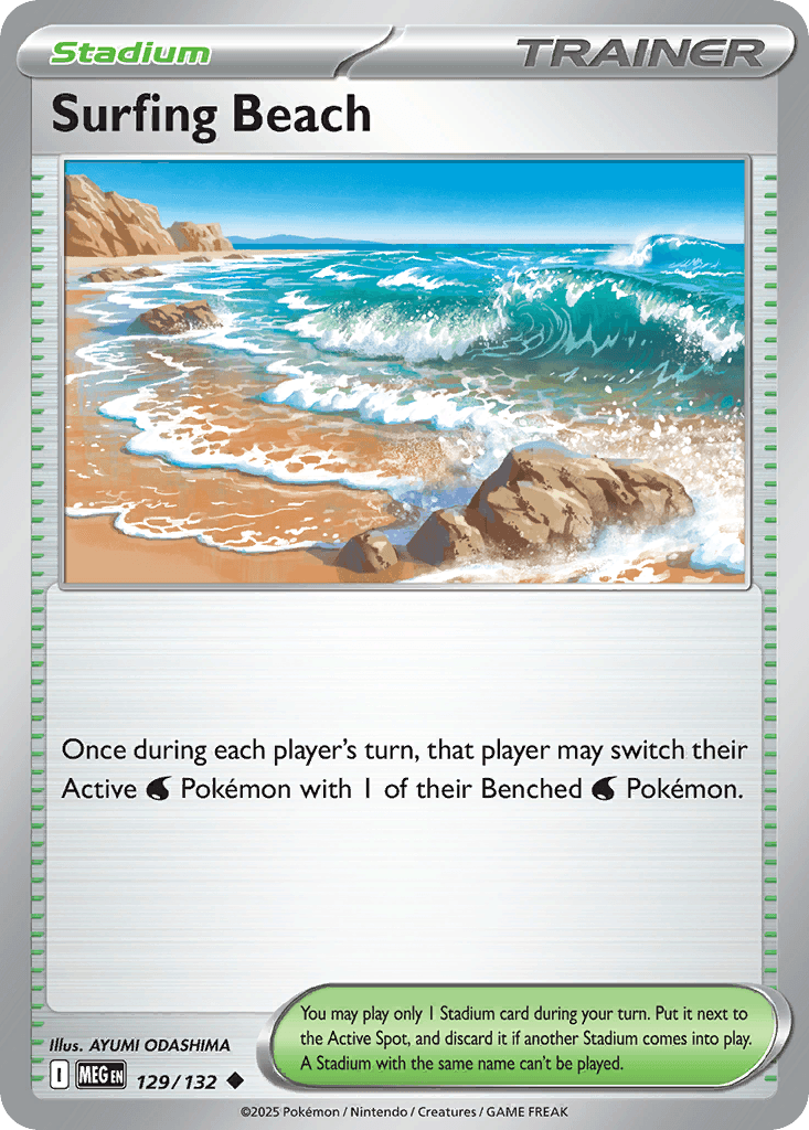 Surfing Beach Mega Evolution