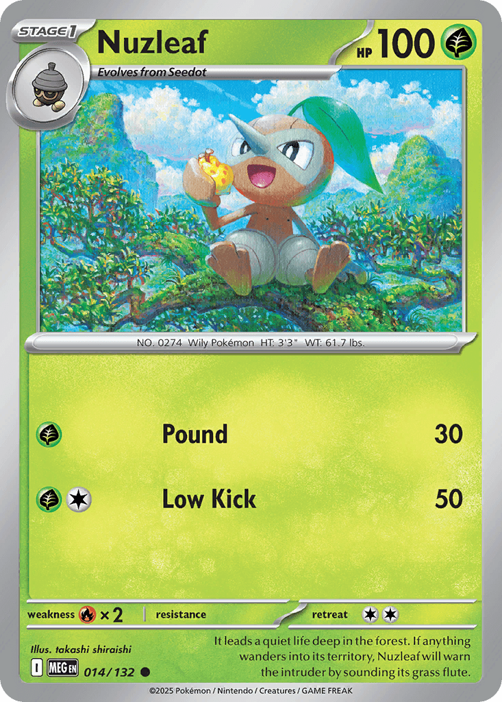 Nuzleaf Mega Evolution