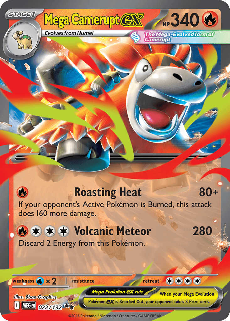 Mega Camerupt ex Mega Evolution