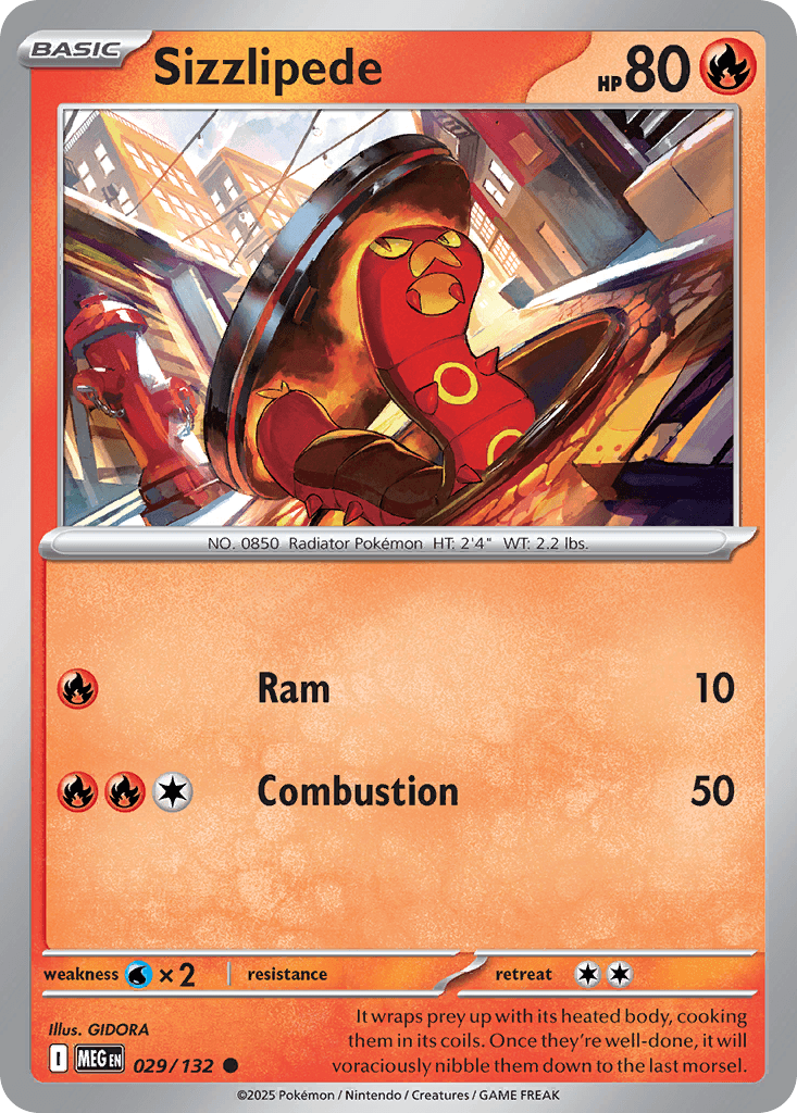 Sizzlipede Mega Evolution
