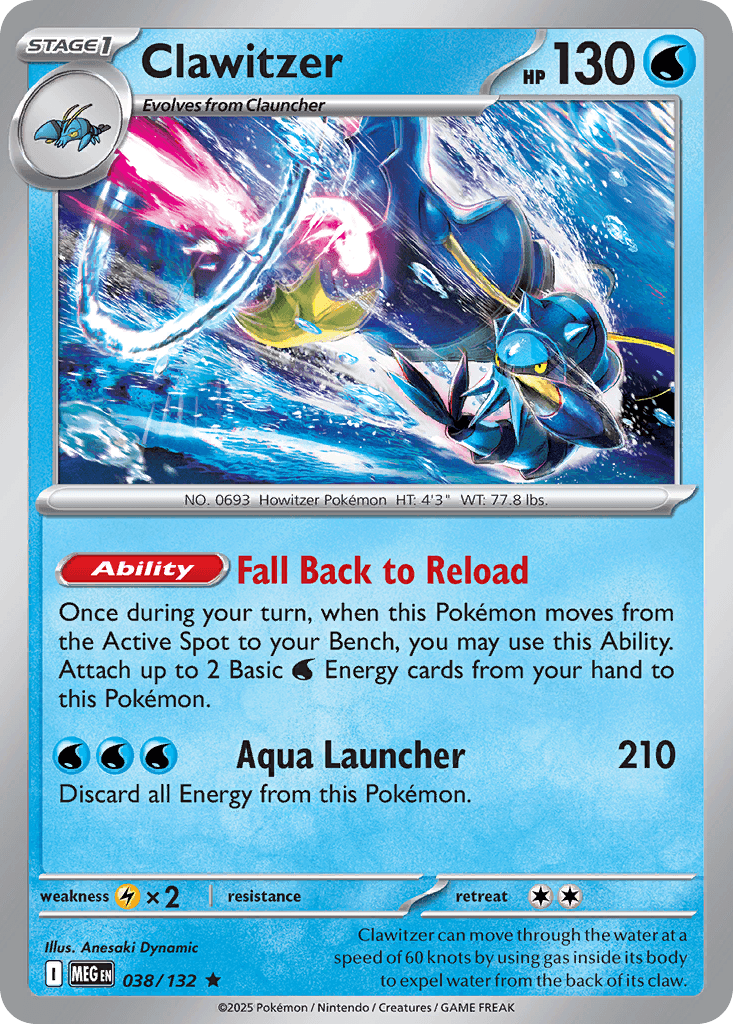 Clawitzer Mega Evolution
