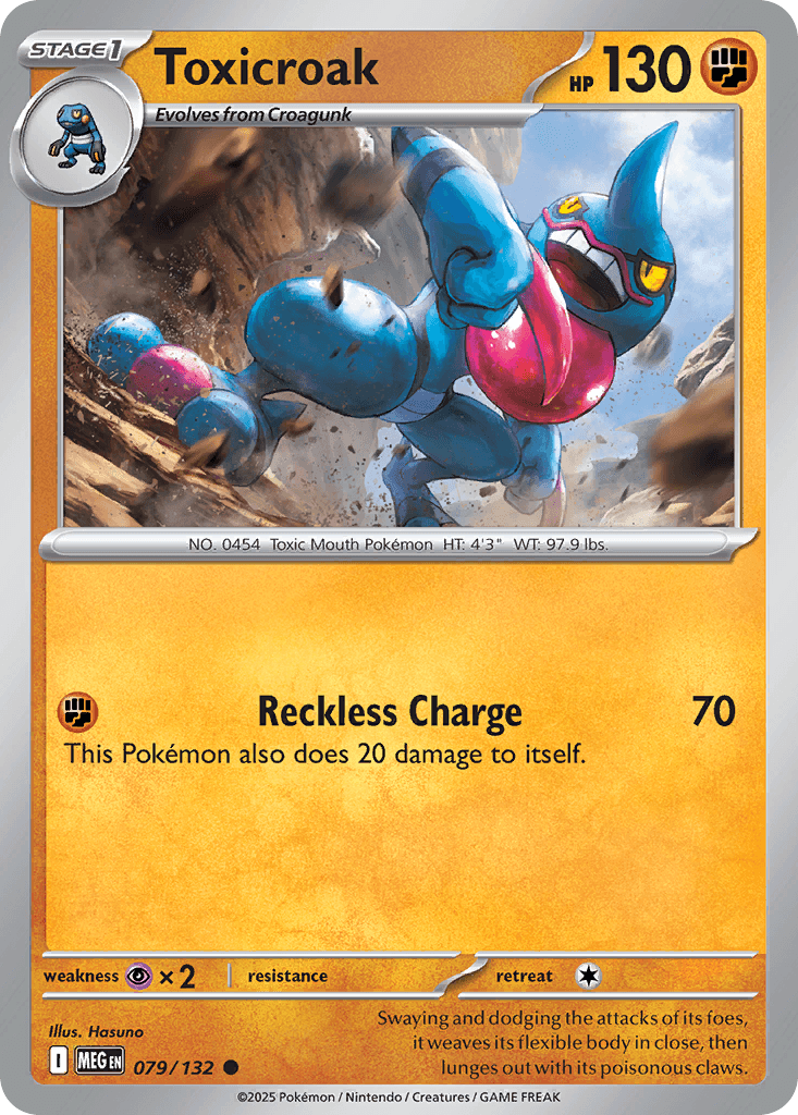 Toxicroak Mega Evolution