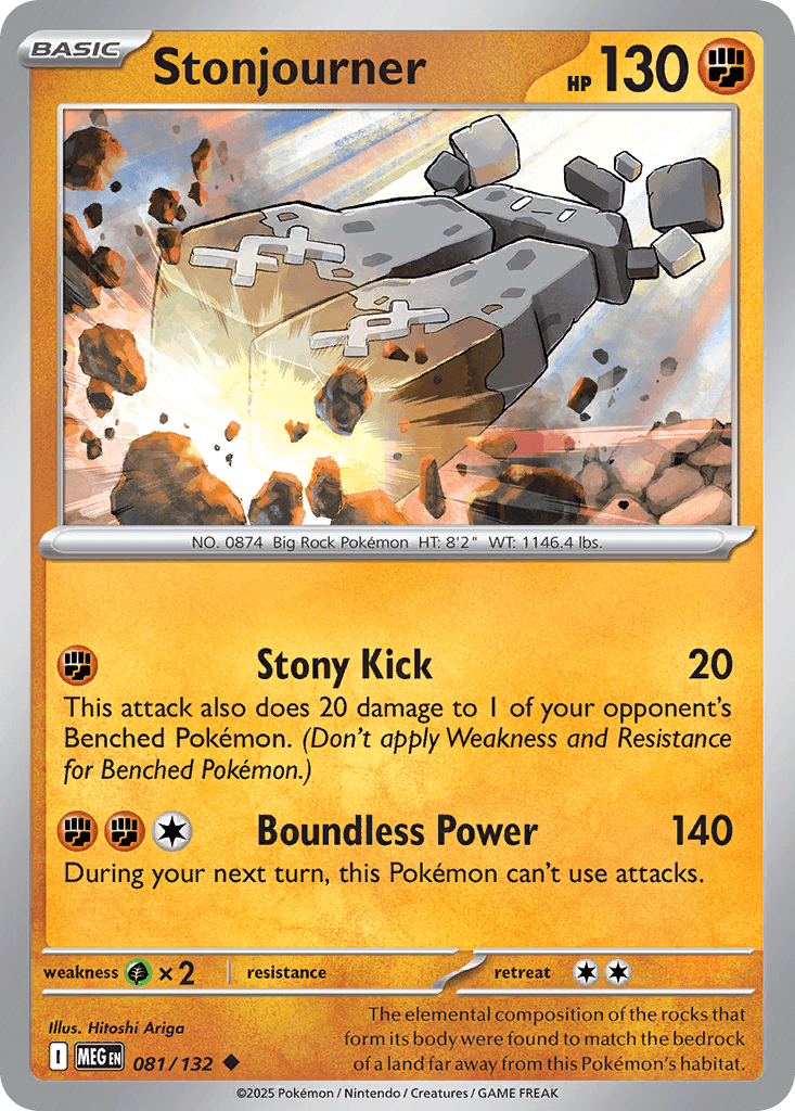 Stonjourner Mega Evolution