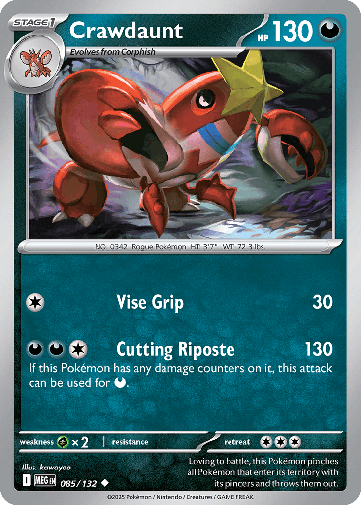 Crawdaunt Mega Evolution