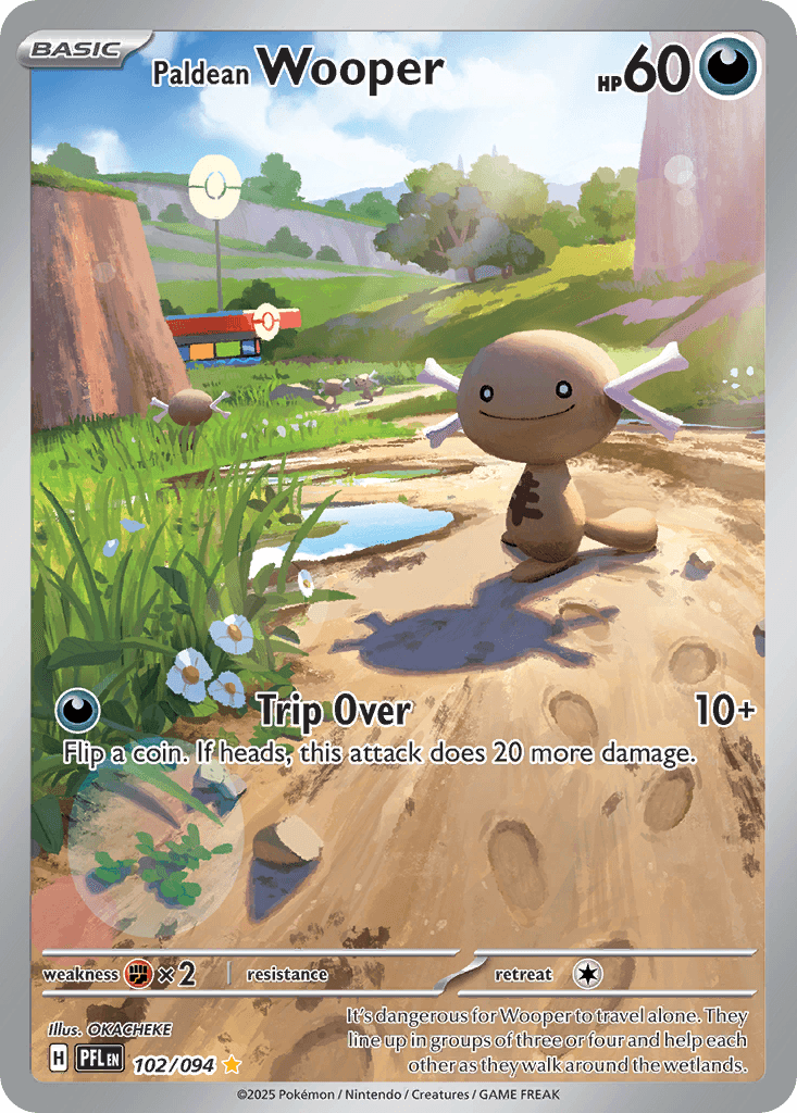Paldean Wooper Phantasmal Flames