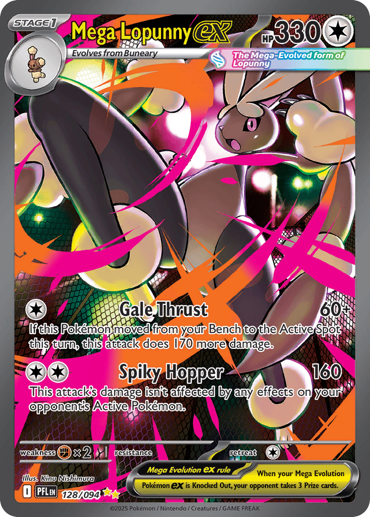Mega Lopunny ex Phantasmal Flames