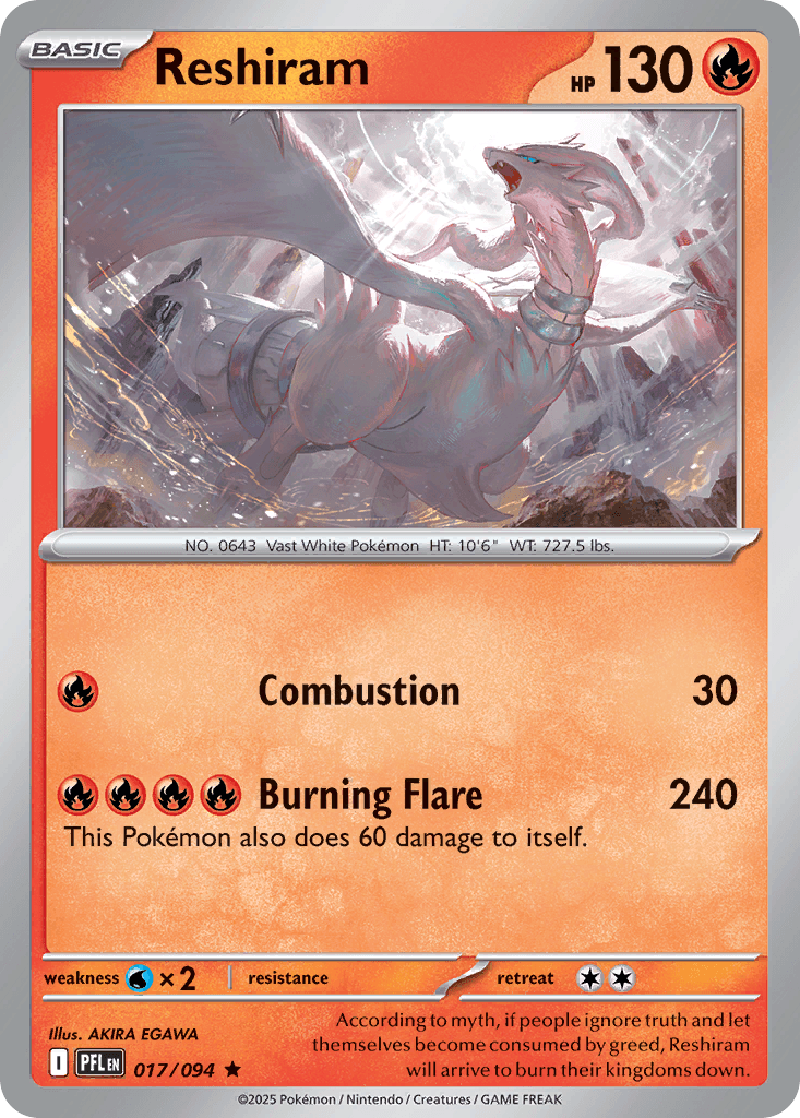 Reshiram Phantasmal Flames