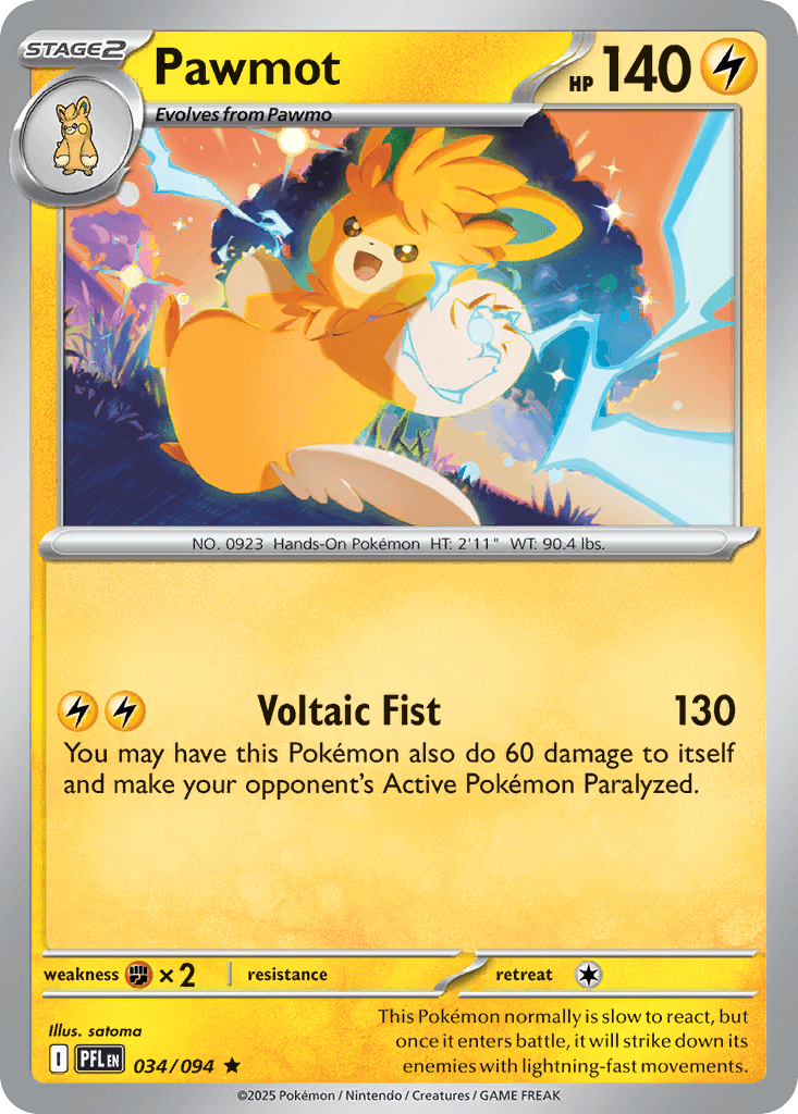Pawmot Phantasmal Flames