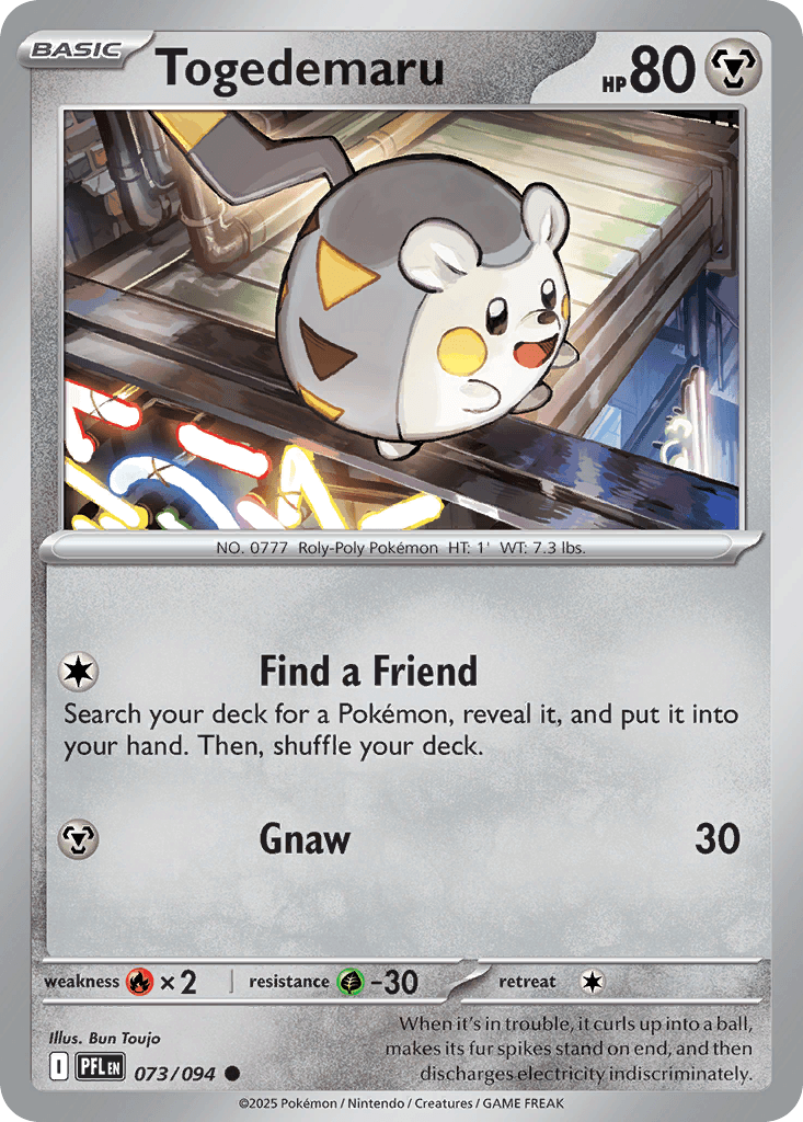 Togedemaru Phantasmal Flames