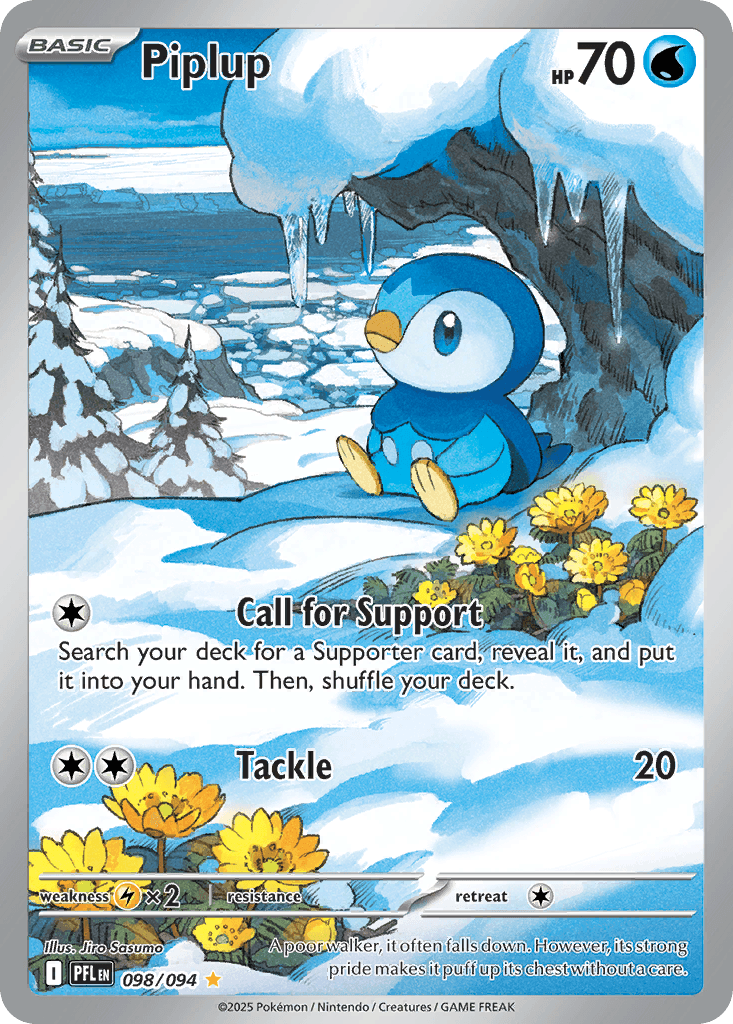 Piplup Phantasmal Flames