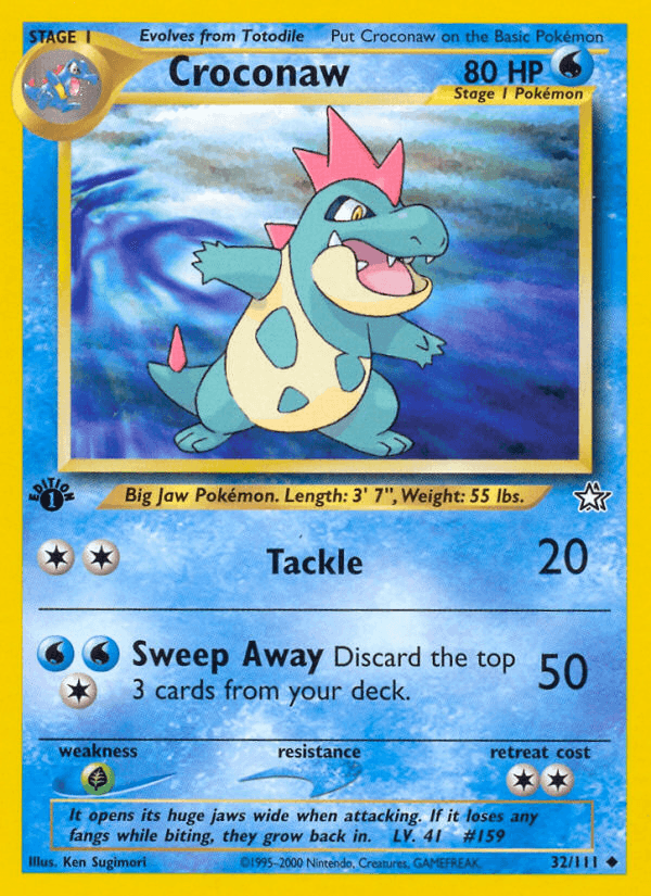 Croconaw Neo Genesis