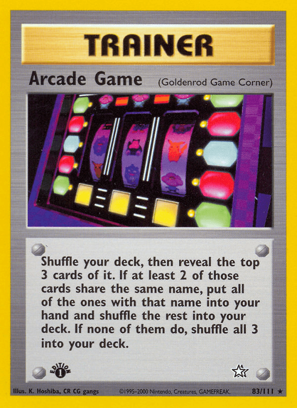 Arcade Game Neo Genesis