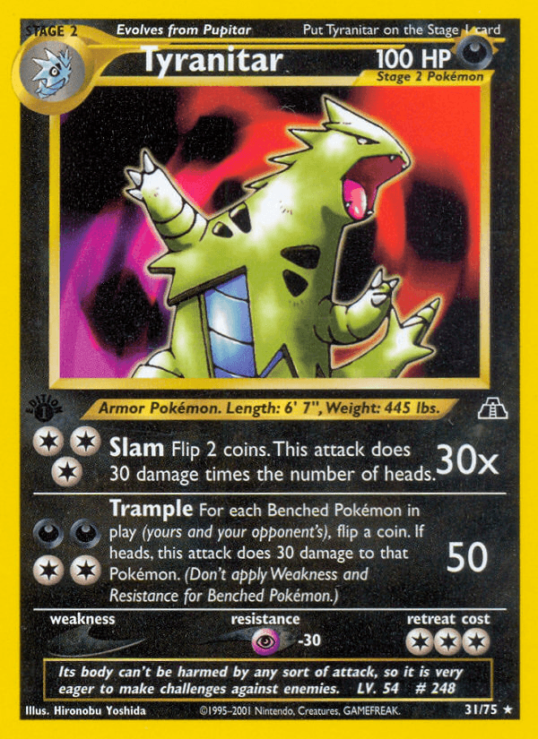 Tyranitar Neo Discovery