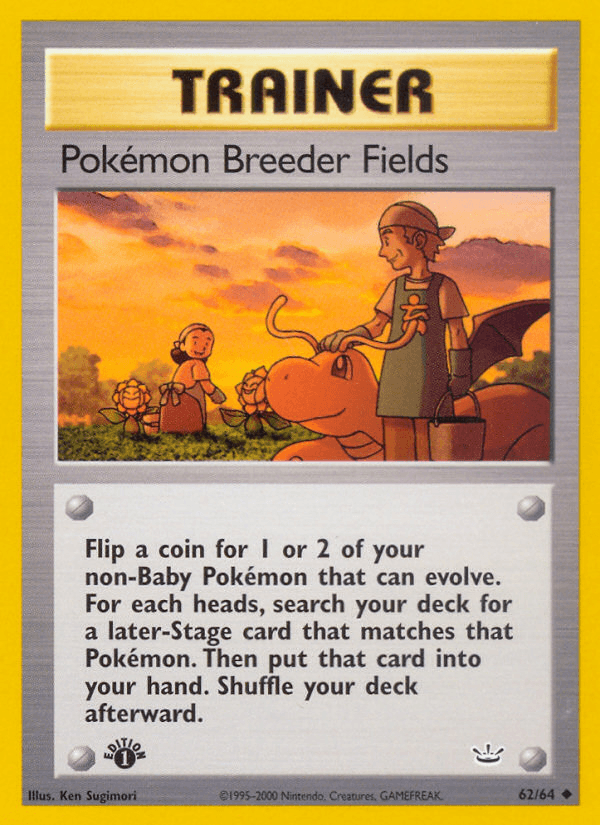 Pokémon Breeder Fields Neo Revelation