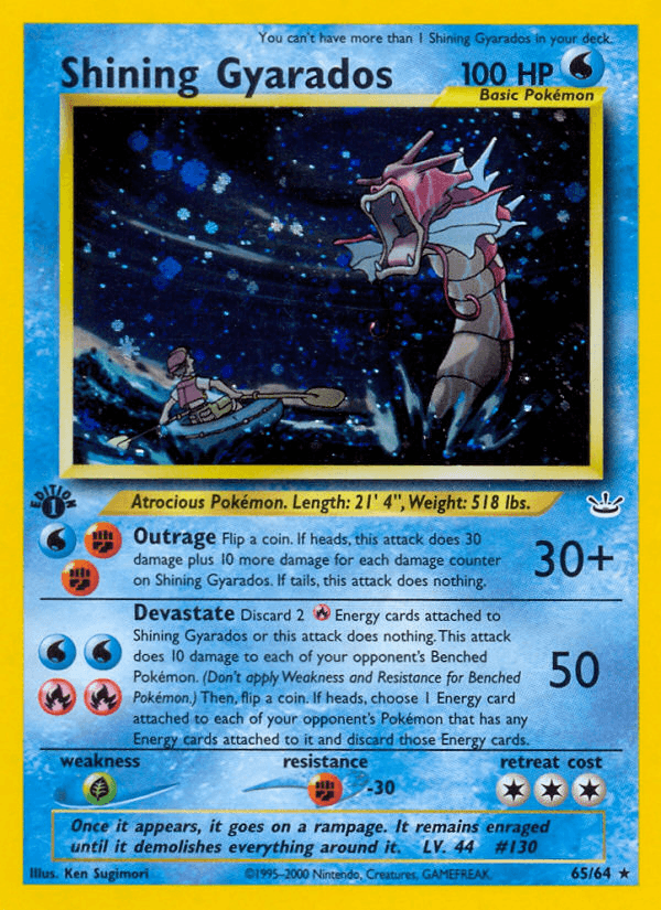 Shining Gyarados Neo Revelation