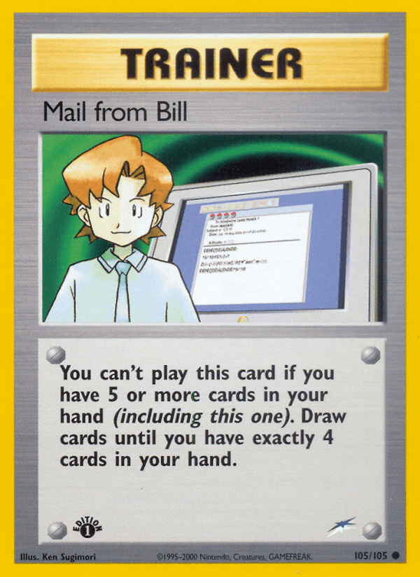 Mail from Bill Neo Destiny