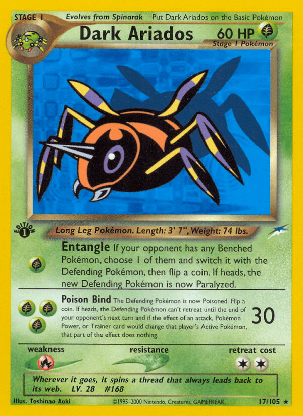Dark Ariados Neo Destiny