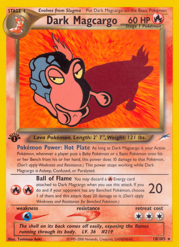 Dark Magcargo Neo Destiny
