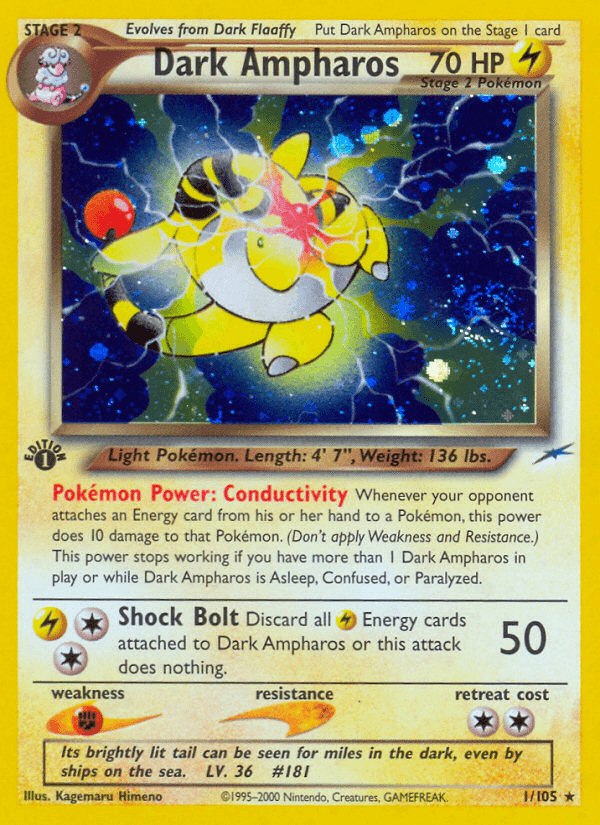Dark Ampharos Neo Destiny