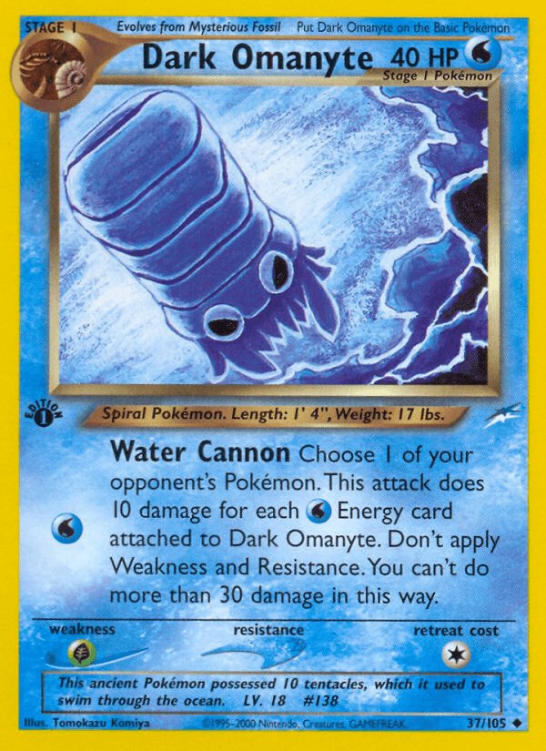Dark Omanyte Neo Destiny