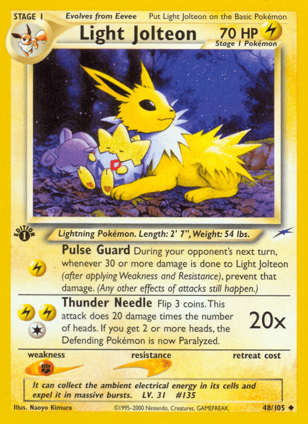 Light Jolteon Neo Destiny