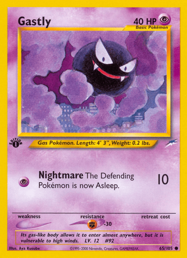 Gastly Neo Destiny