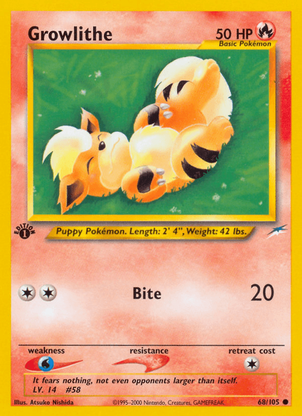 Growlithe Neo Destiny