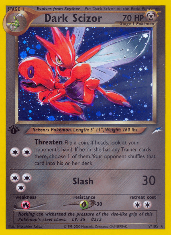Dark Scizor Neo Destiny