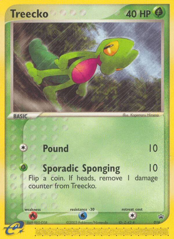 Treecko Nintendo Black Star Promos