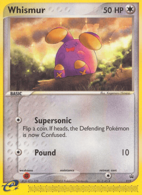 Whismur Nintendo Black Star Promos