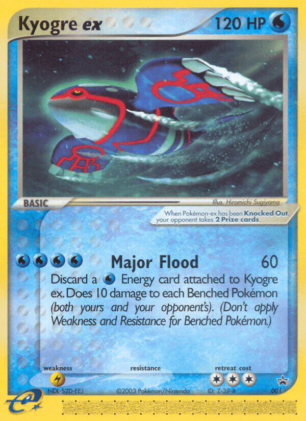 Kyogre ex Nintendo Black Star Promos