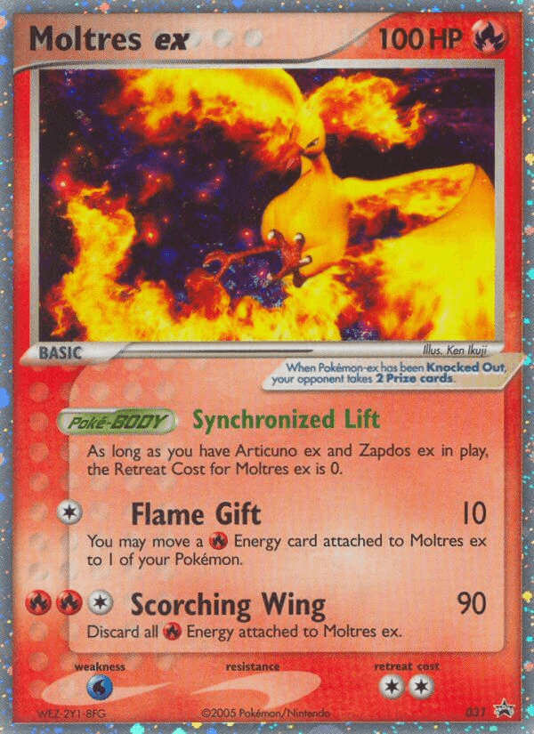Moltres ex Nintendo Black Star Promos