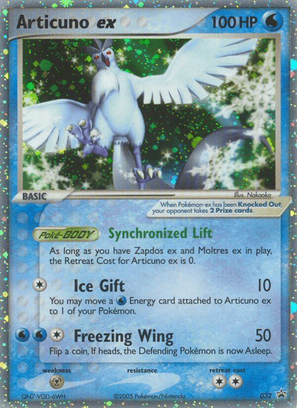 Articuno ex Nintendo Black Star Promos