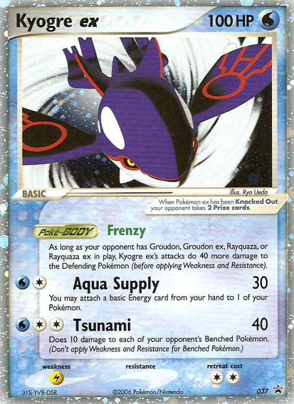 Kyogre ex Nintendo Black Star Promos