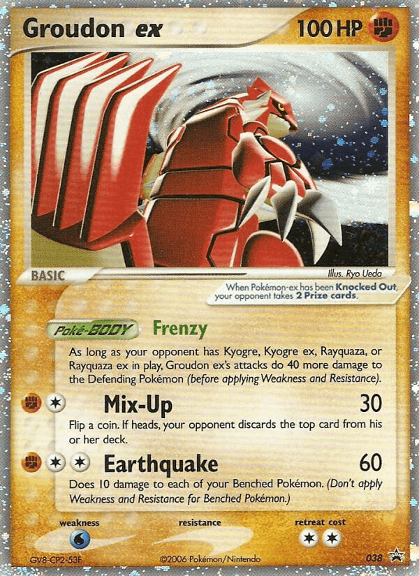 Groudon ex Nintendo Black Star Promos