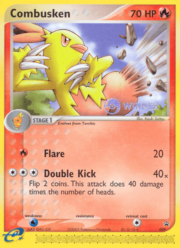 Combusken Nintendo Black Star Promos